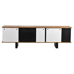 Rare 5 Doors "Bloc" Sideboard by Charlotte Perriand, Cansado, circa 1962.