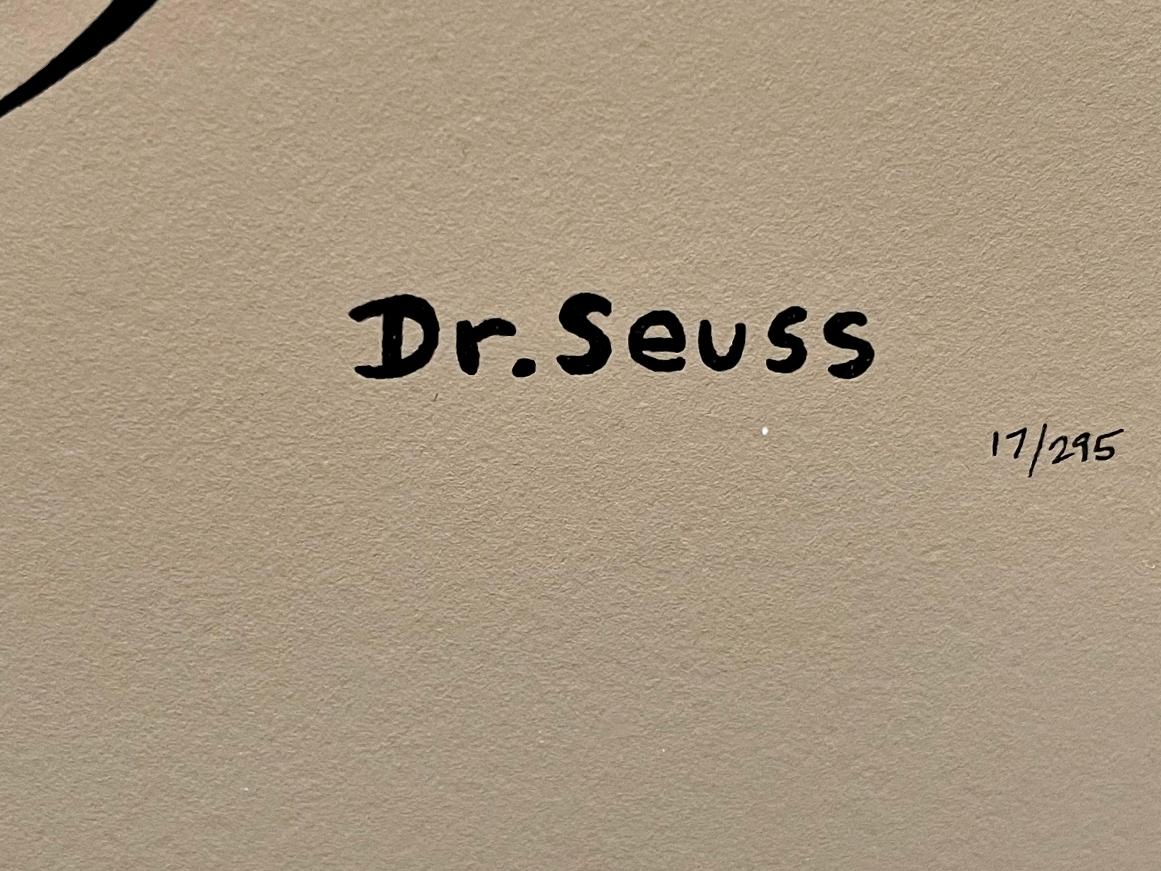 Seltene 50. Jahrestag Dr. Seuss Grinch at Mount Crumpit Serigraphie, maßgefertigt gerahmt (21. Jahrhundert und zeitgenössisch) im Angebot