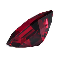 Rare 5.73 Carat Natural Red Spinel Emerald Cut – Collector's Luxury Gemstone