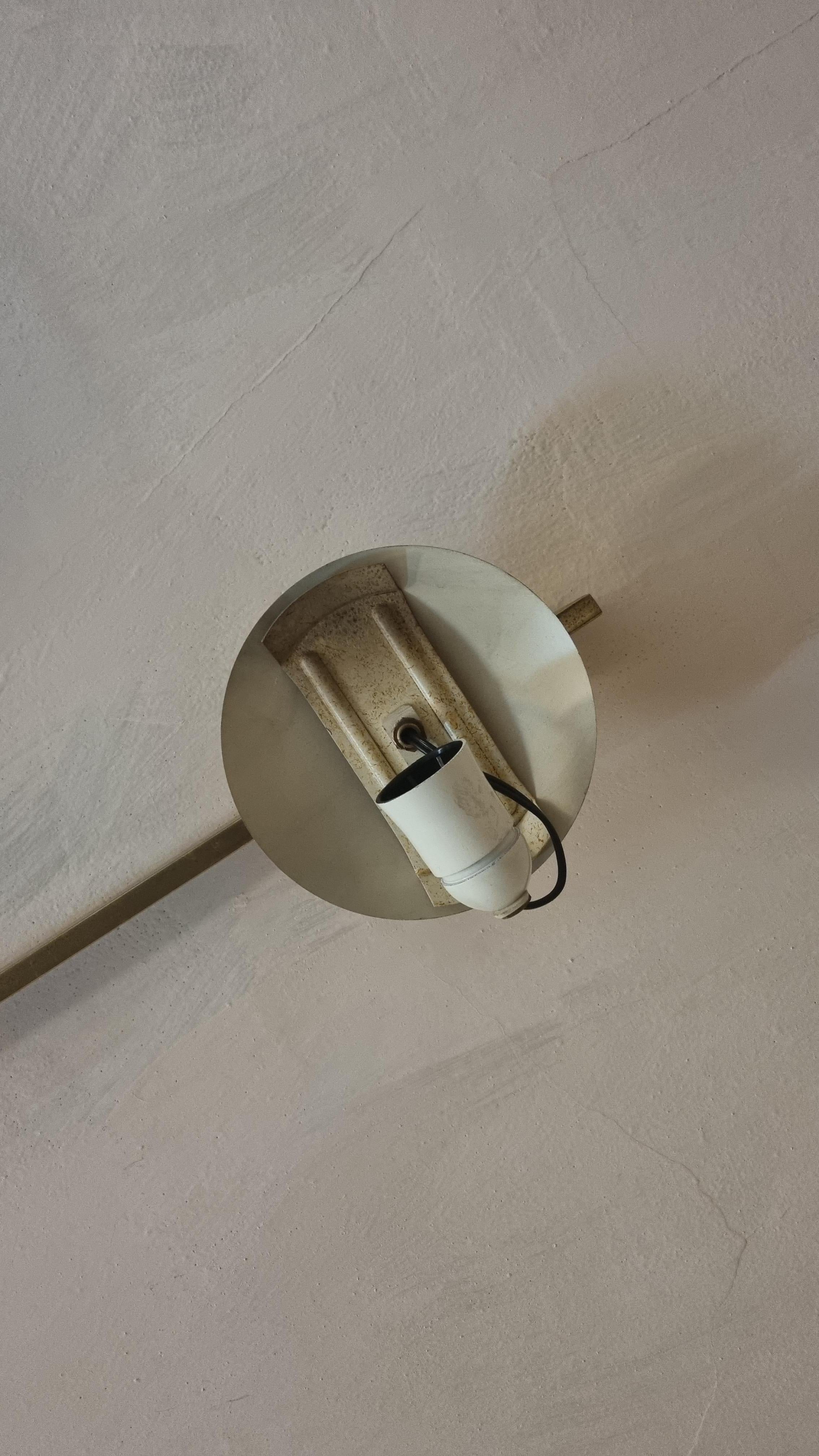 Rare 6 Lune ceiling lamp designed by Angelo Lelii for Arredoluce 1961 in vendita 6