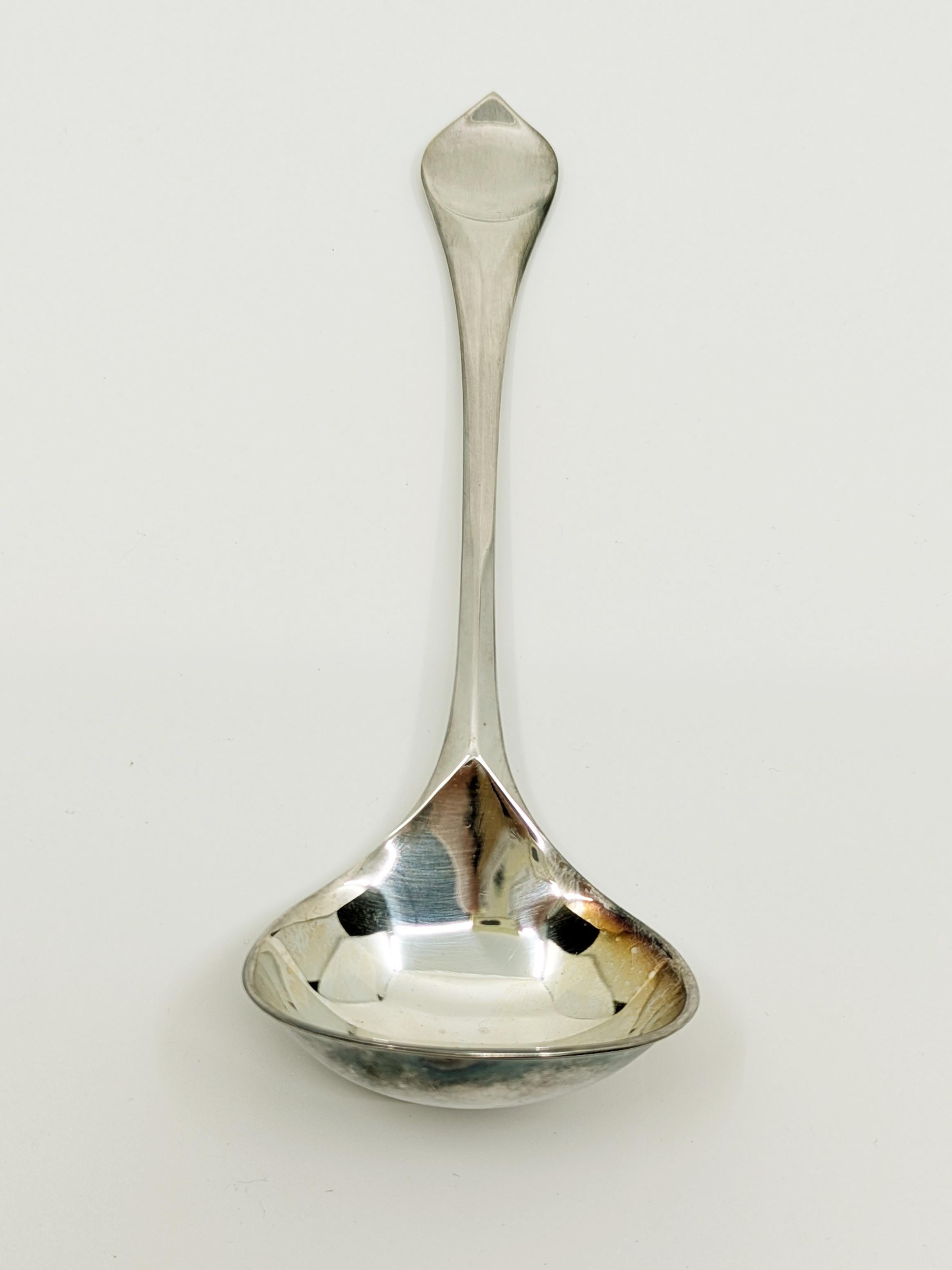 Raro set di posate Lotus in metallo placcato argento per 6 persone di Rosenthal, anni '60 in vendita 4