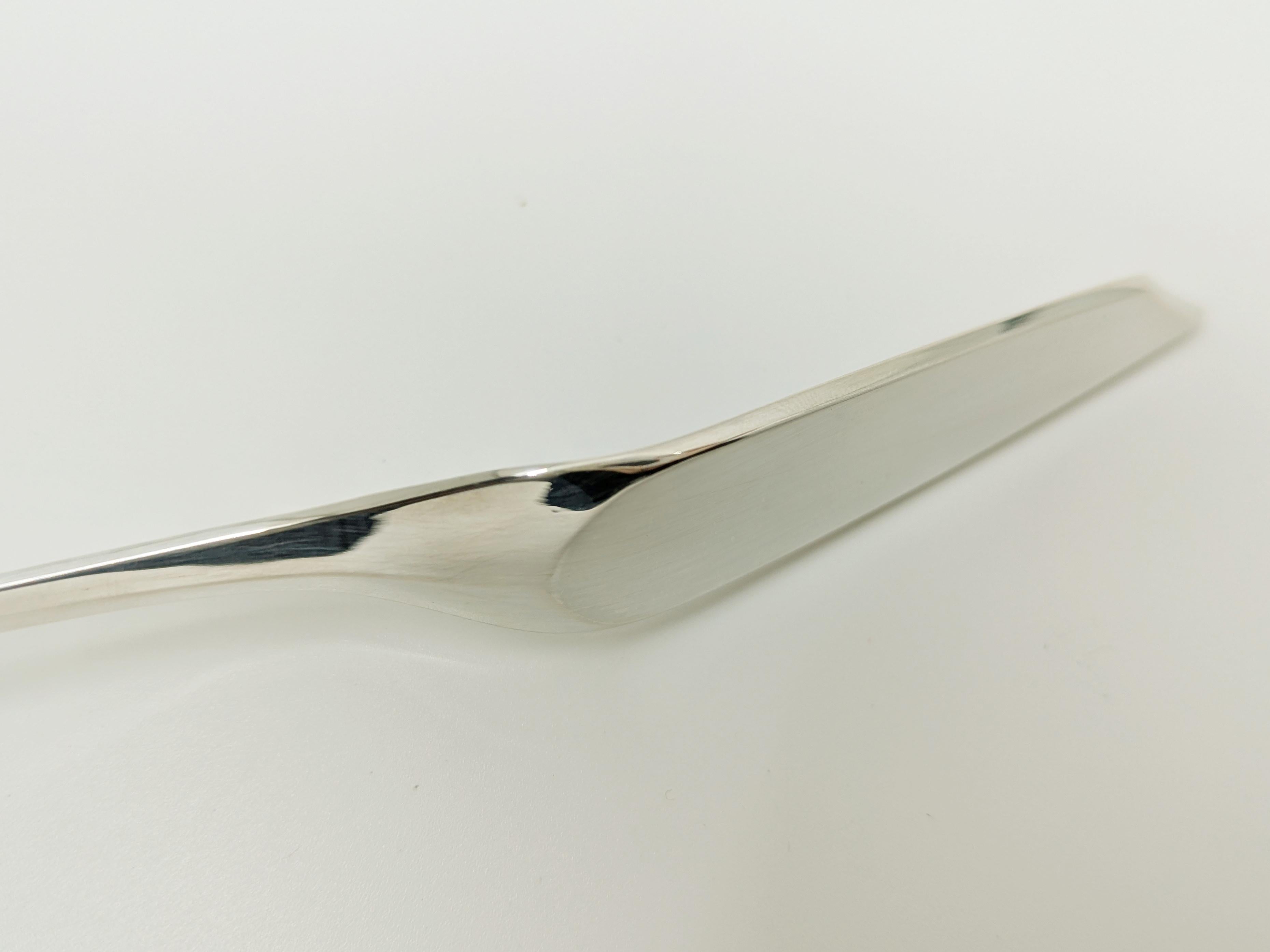 Raro set di posate Lotus in metallo placcato argento per 6 persone di Rosenthal, anni '60 in vendita 6