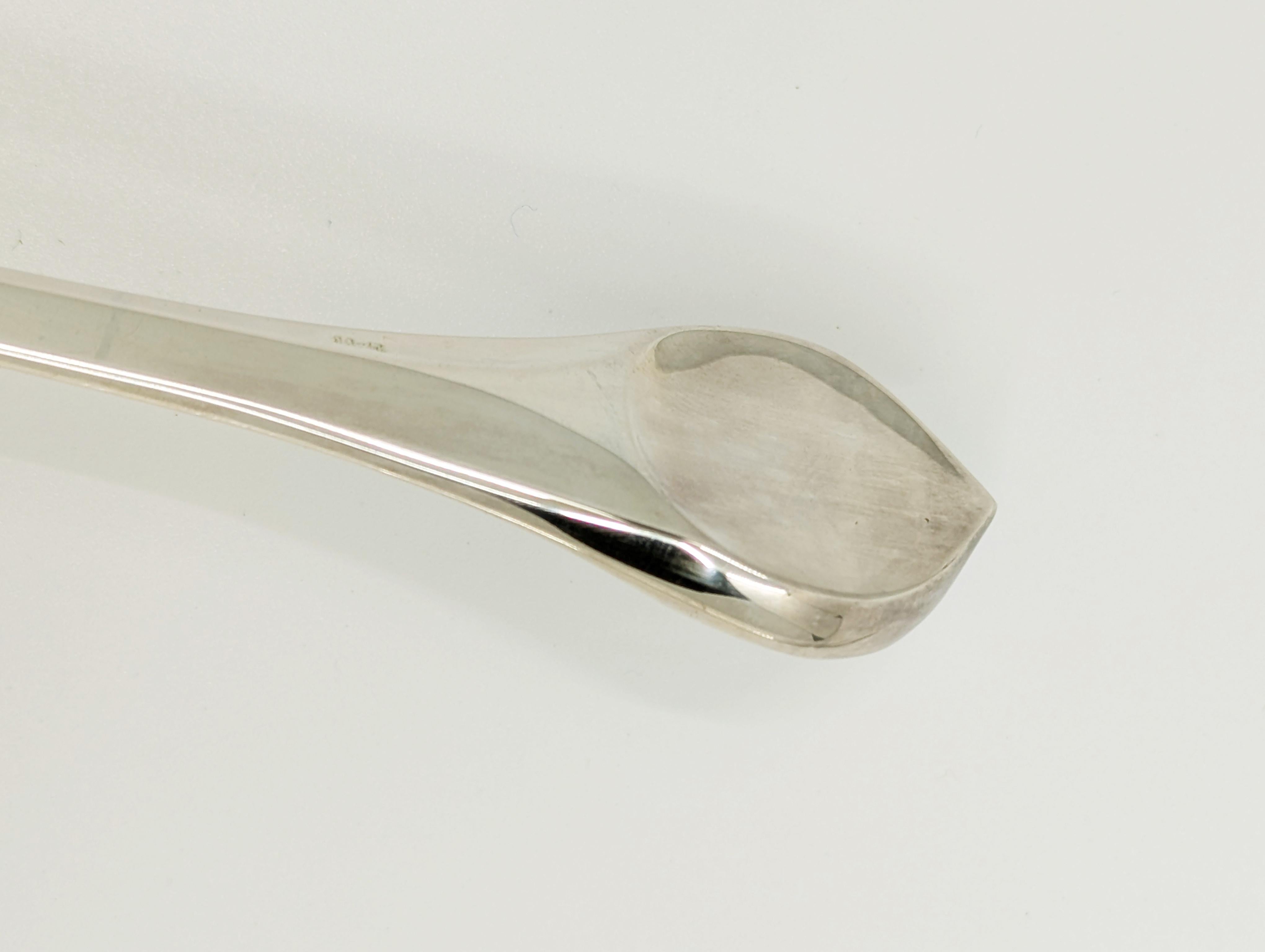 Placcato Raro set di posate Lotus in metallo placcato argento per 6 persone di Rosenthal, anni '60 in vendita