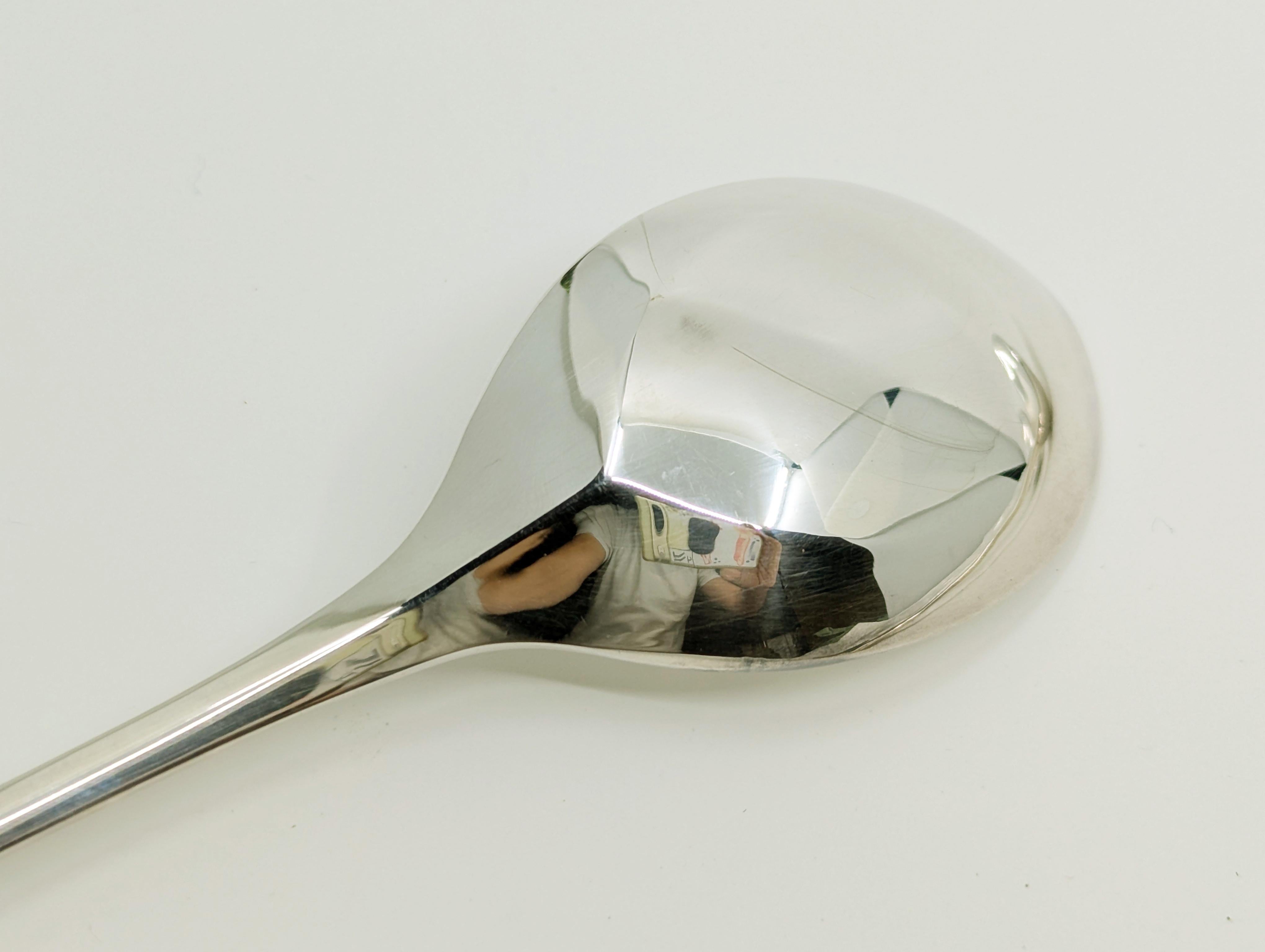 Raro set di posate Lotus in metallo placcato argento per 6 persone di Rosenthal, anni '60 in vendita 1