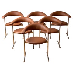 Rare! 6x Geoffrey Harcourt Airport Model 037 by Hans Kaufeld 1960s