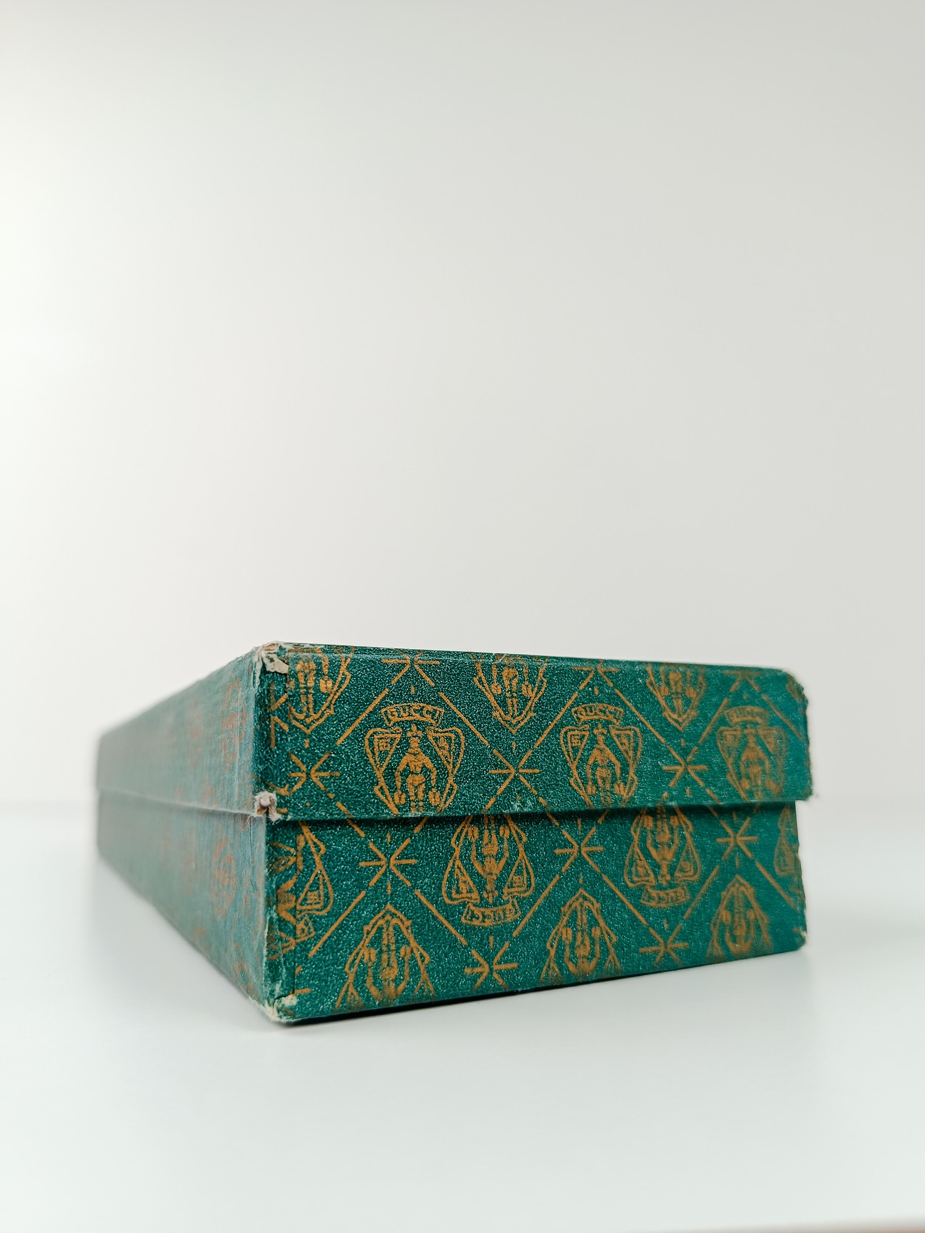 Rare 70s Horseshoe Letter Opener in Brass & Chrome By Gucci With Original Box For Sale 1
