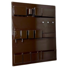 Rare 70s Italian Wall Unit 'Portatutto' by Ferrarin and Salvioli for Lamperti