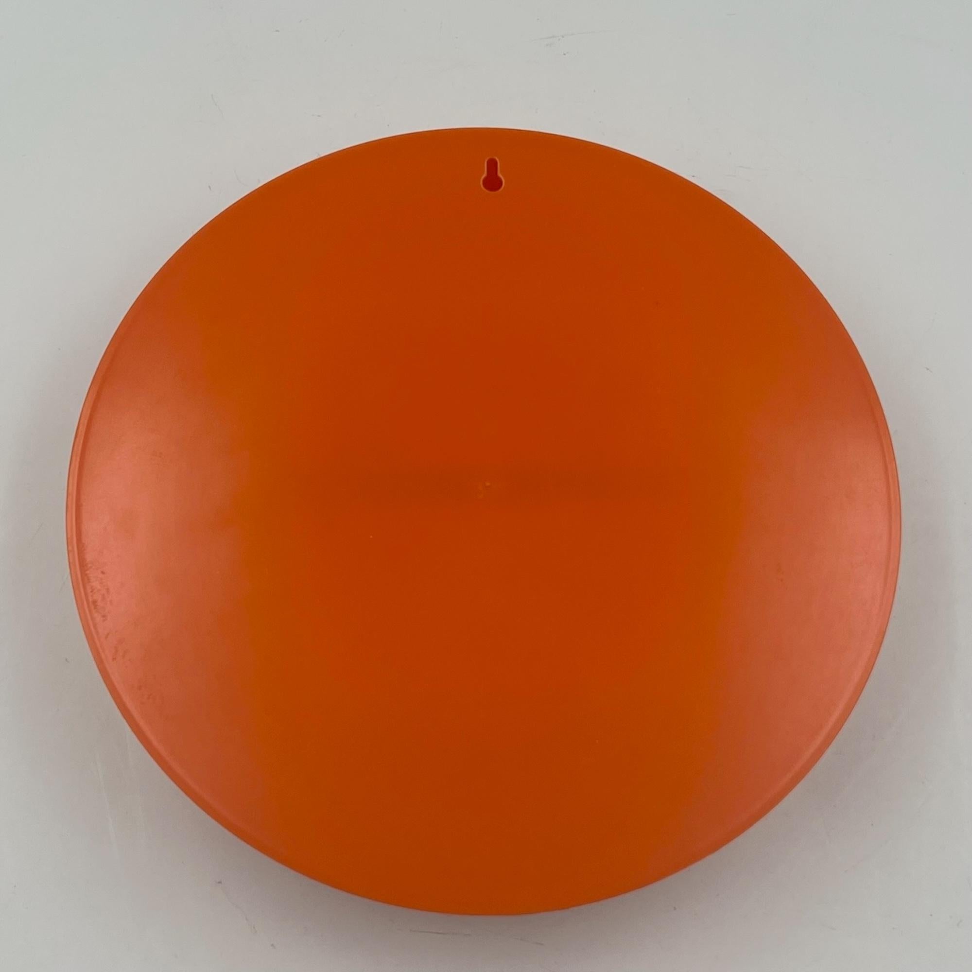 Rare 70s Space Age Perpetual Calendar – Orange Vintage Design Collectible 1