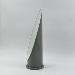 Seltener Lippenstift-Spiegel aus den 70ern in glänzendem Grau - Rodolfo Bonetto Design Style