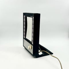 Rare 70s Tabletop Mirror with Light and Magnifier - Nordic Design Icons