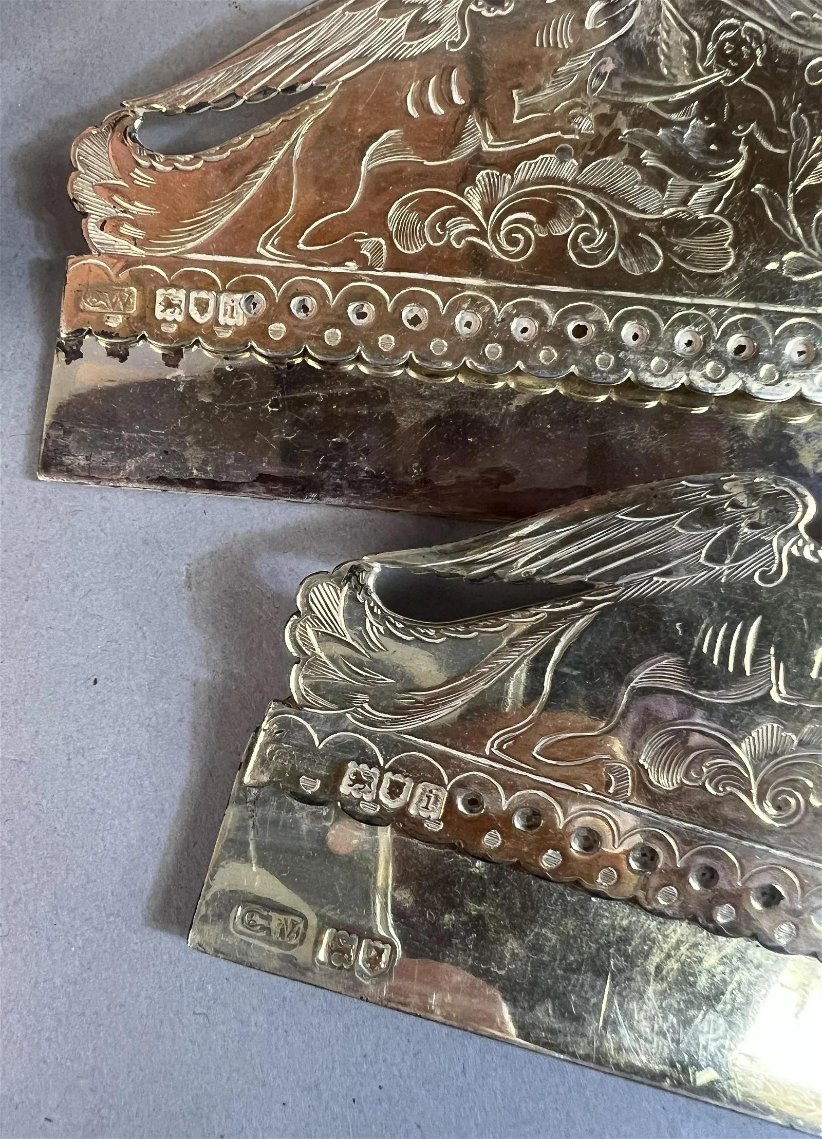 Raro juego de escritorio de 9 piezas Catchpole y Williams LTD, plata de ley 1904 Londres Otro en venta