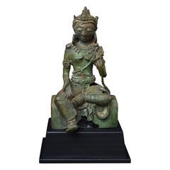 Rare 9th-11thC Burmese Cast Bronze Hindu–Buddhist Figure. Arakan/Mon/Pre-Pagan