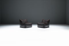 Rare and original vintage Le Bambole lounge chairs - Mario Bellini - B&B Italia
