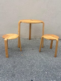 Rare A. Simonit & G. Del Piero Jocker Dining Set, Made in Italy, 1970s.