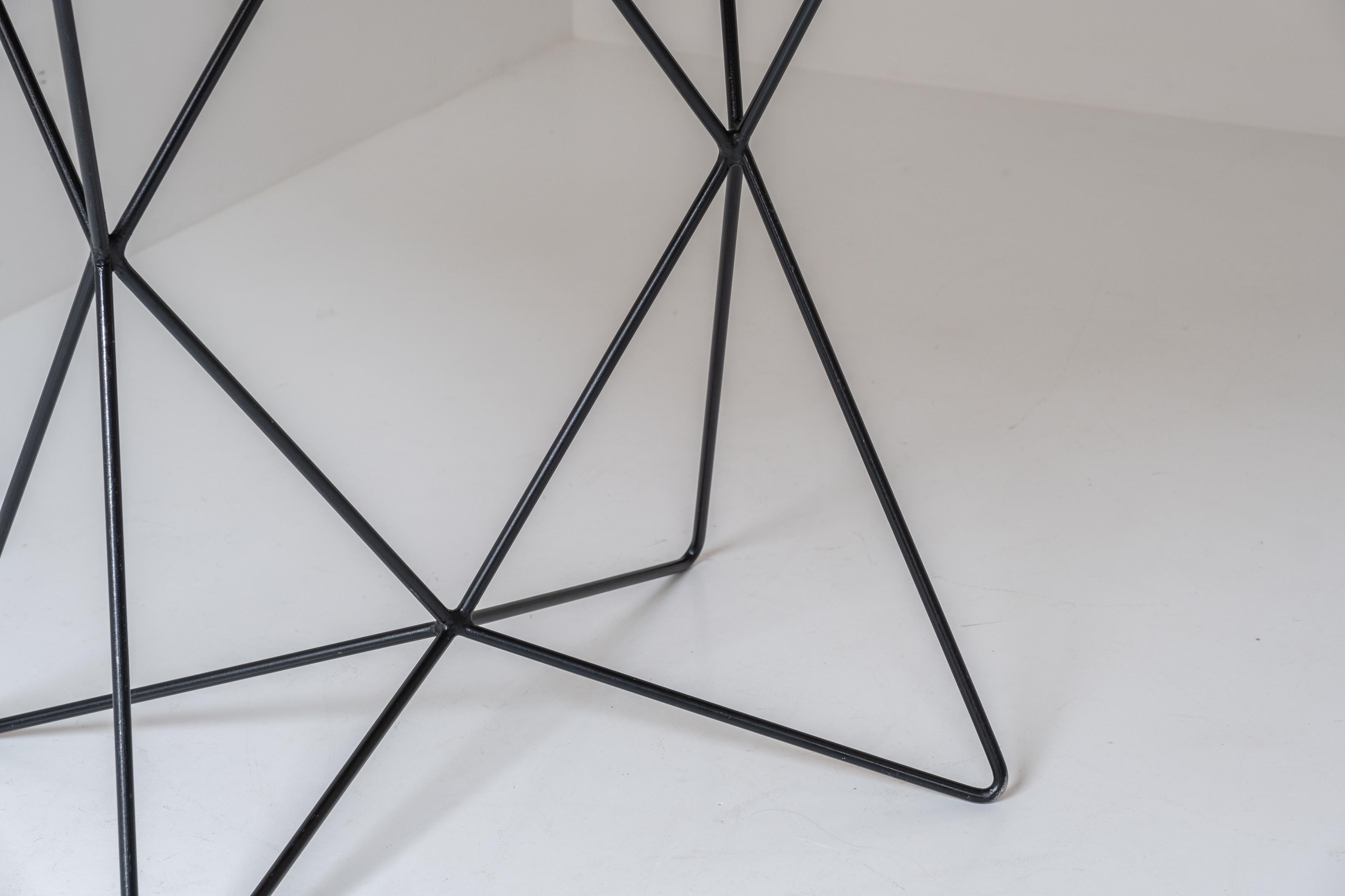 Steel Rare A2 multi table by Bengt Johan Gullberg, Sweden 1950s. For Sale
