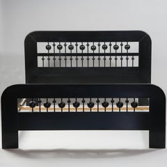 Rare "Abakus" Bed Frame by Eero Aarnio for Asko Finland, 1970s