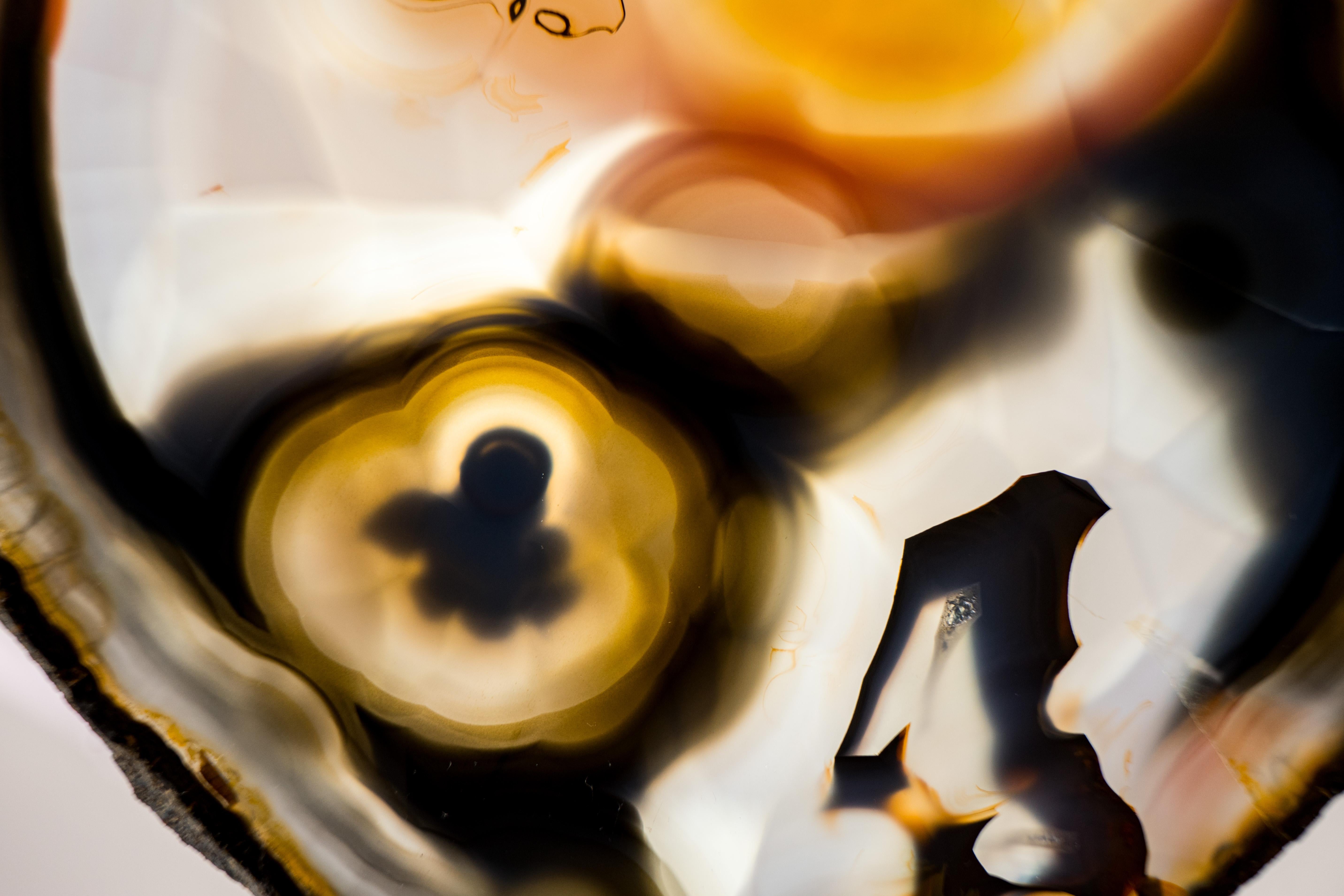 Rare Abstract Agate Slice For Sale 2