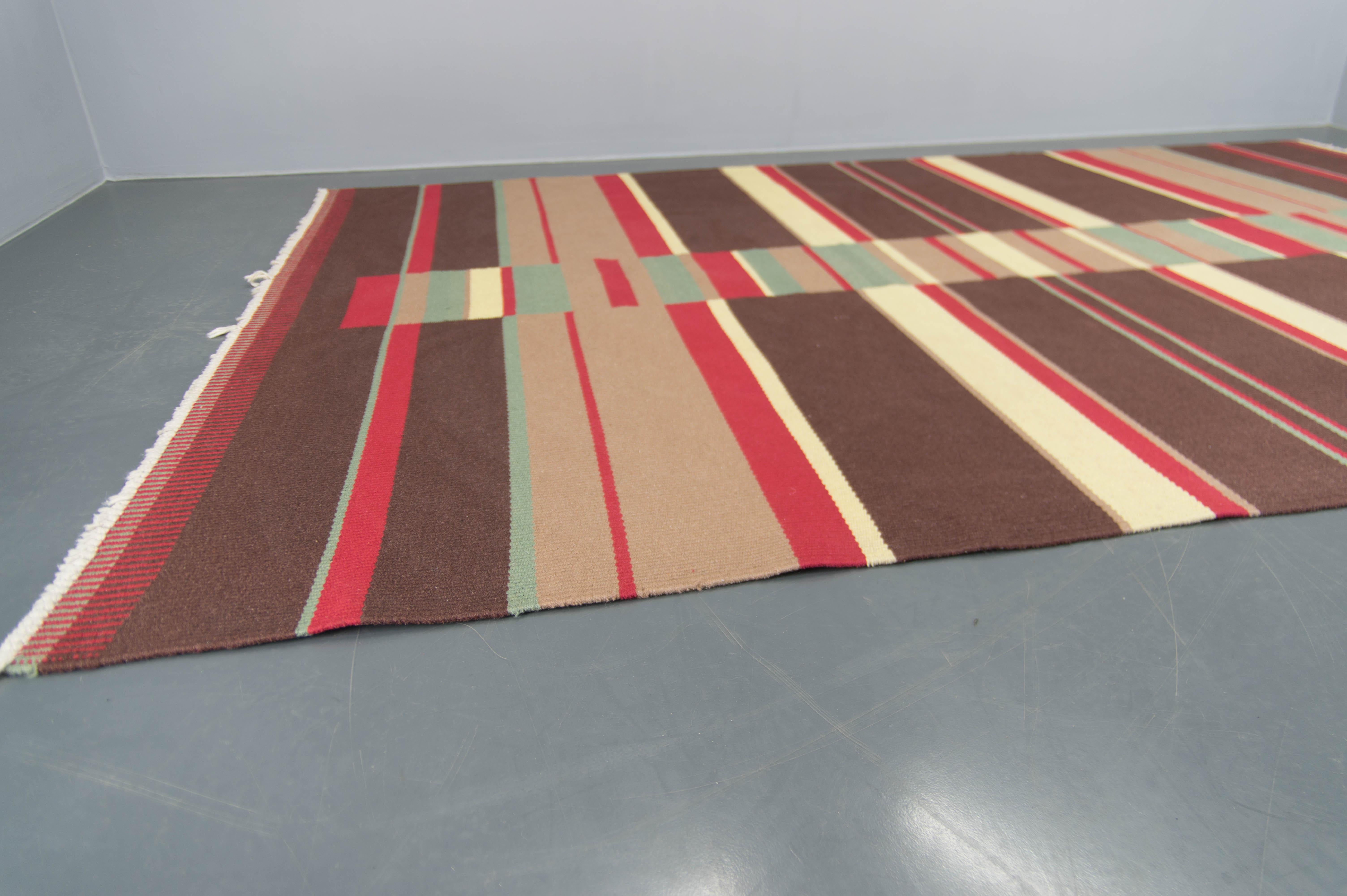 Raro tappeto astratto modernista di Antonin Kybal, 1948 in vendita 5