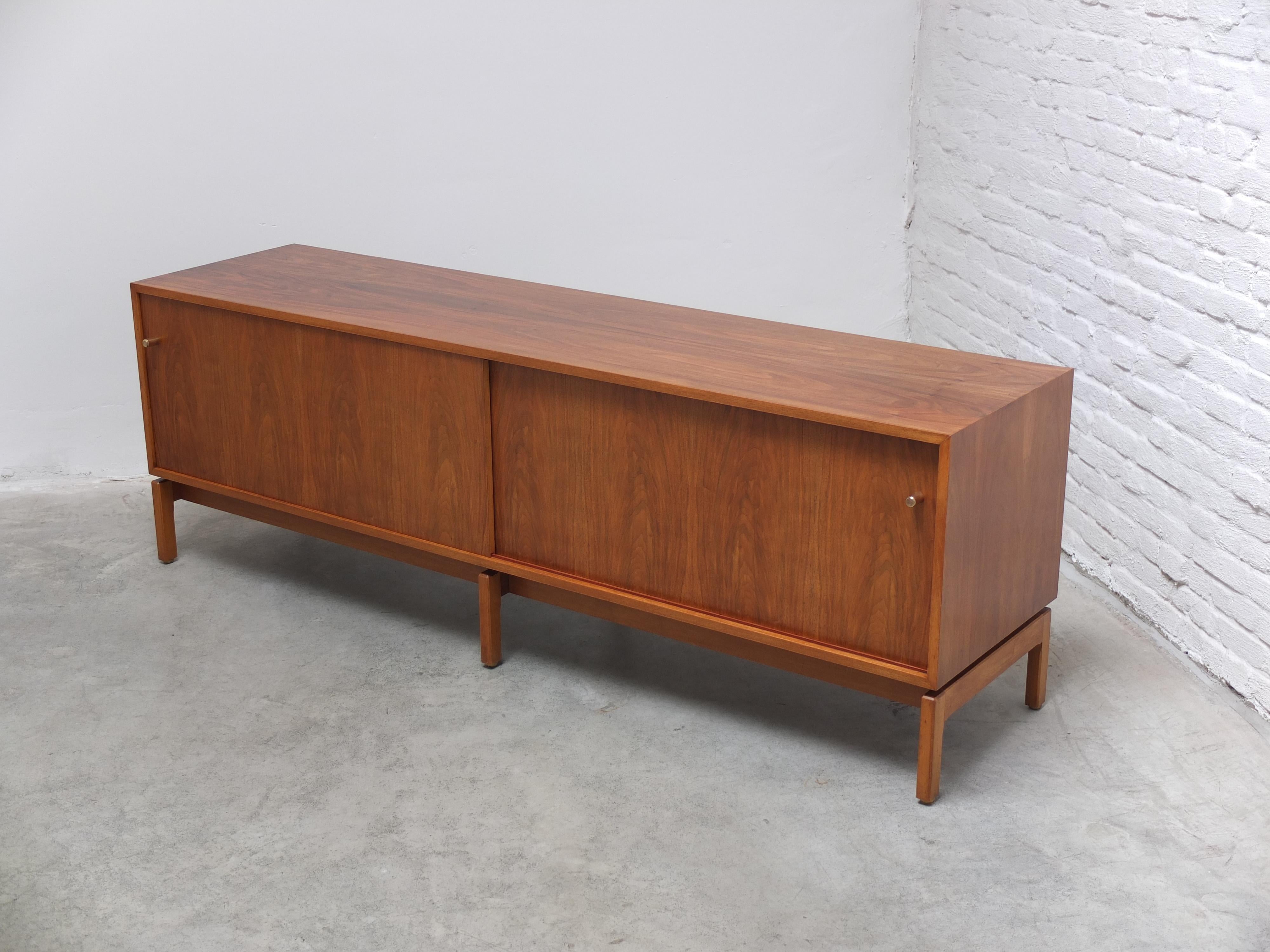 Mid-Century Modern Rare 'Abstracta' Lowboard by Jos De Mey for Van Den Berghe-Pauvers, 1960s For Sale