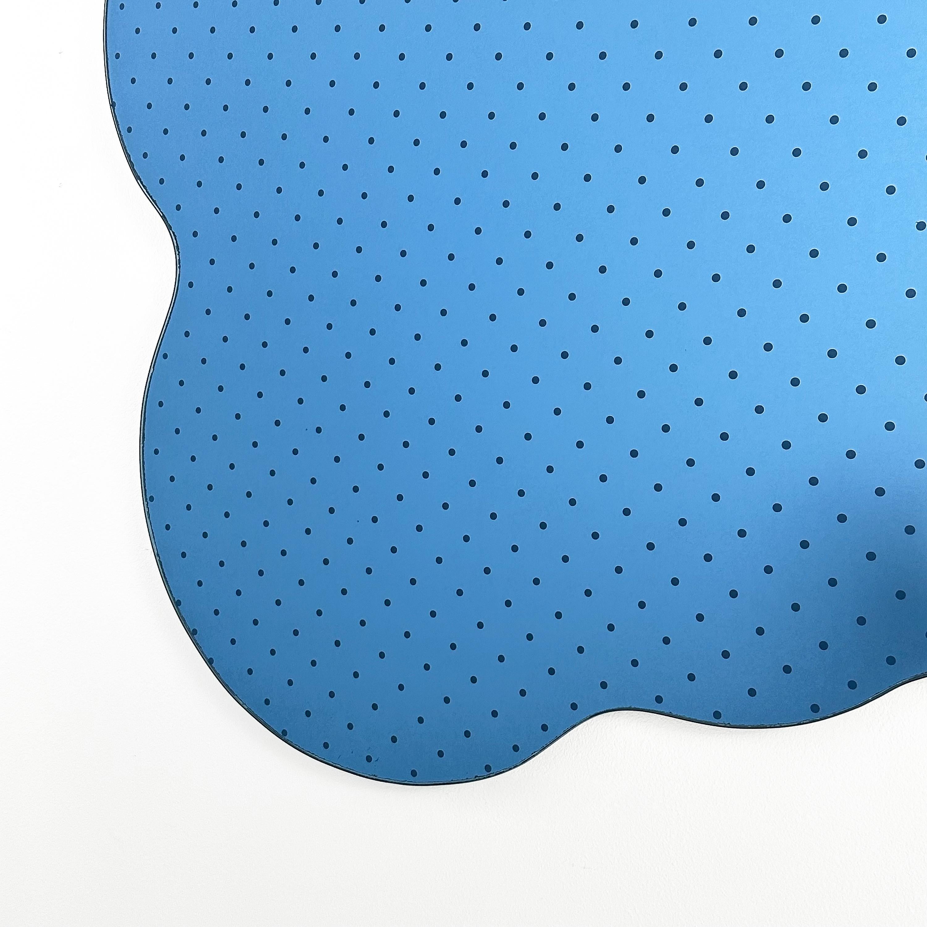 Raro specchio da parete Acerbis Morphos Blue Cloud 1