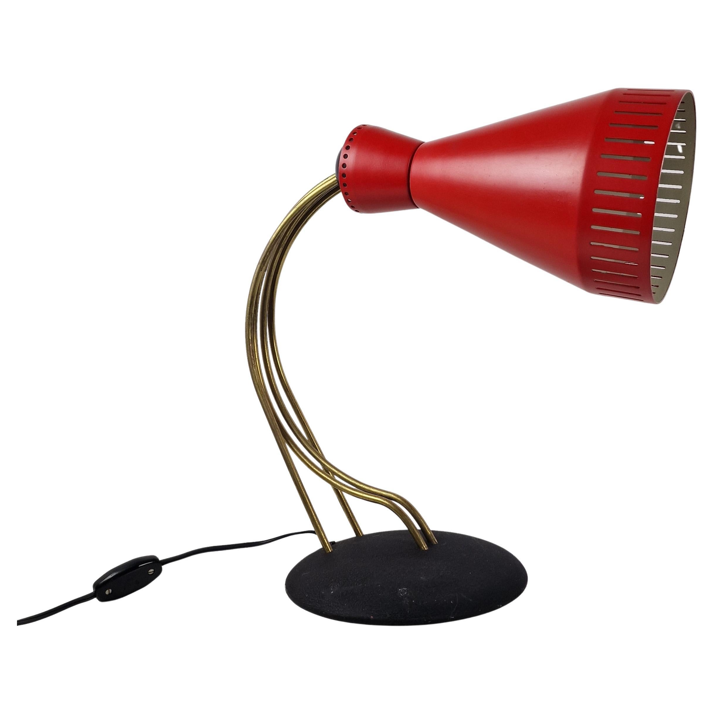 Rare Adjustable BAG Turgi Desk Lamp – Switzerland, circa 1950
s For Sale
