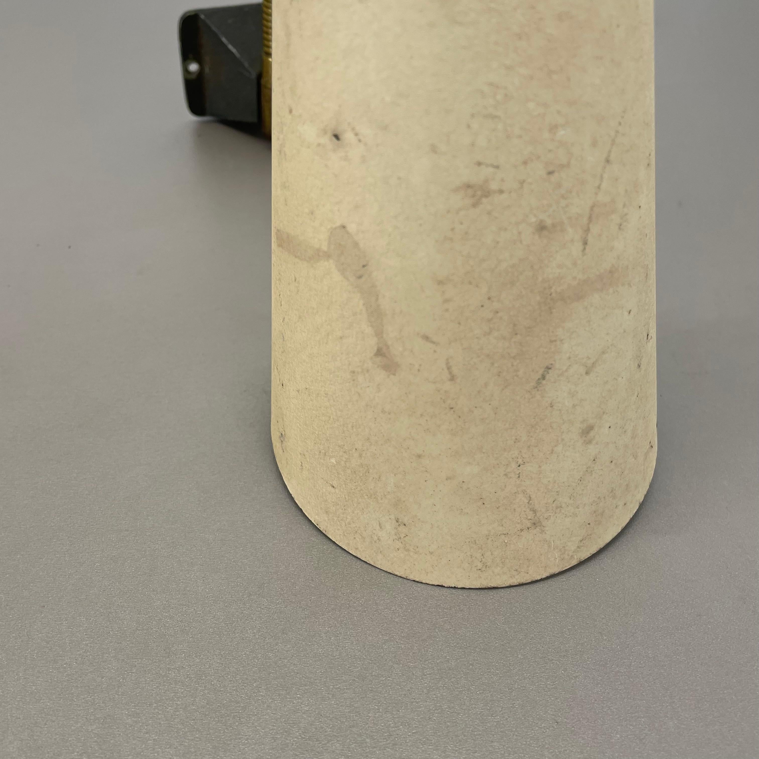rare adjustable Diabolo Brass Stilnovo Style Wall Ceiling Light, Italy 1950s For Sale 2