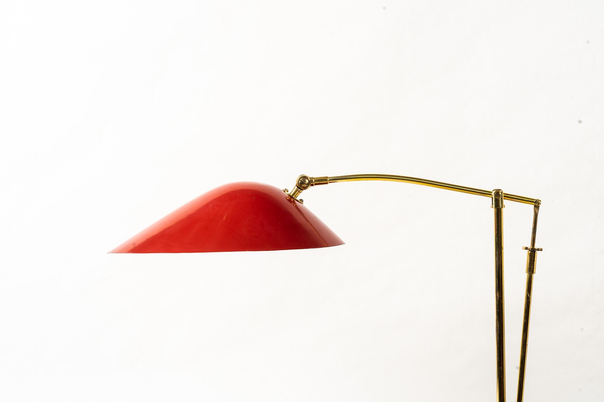 Rare Adjustable Rupert Nikoll Table Lamp Vienna Around 1950s For Sale 2