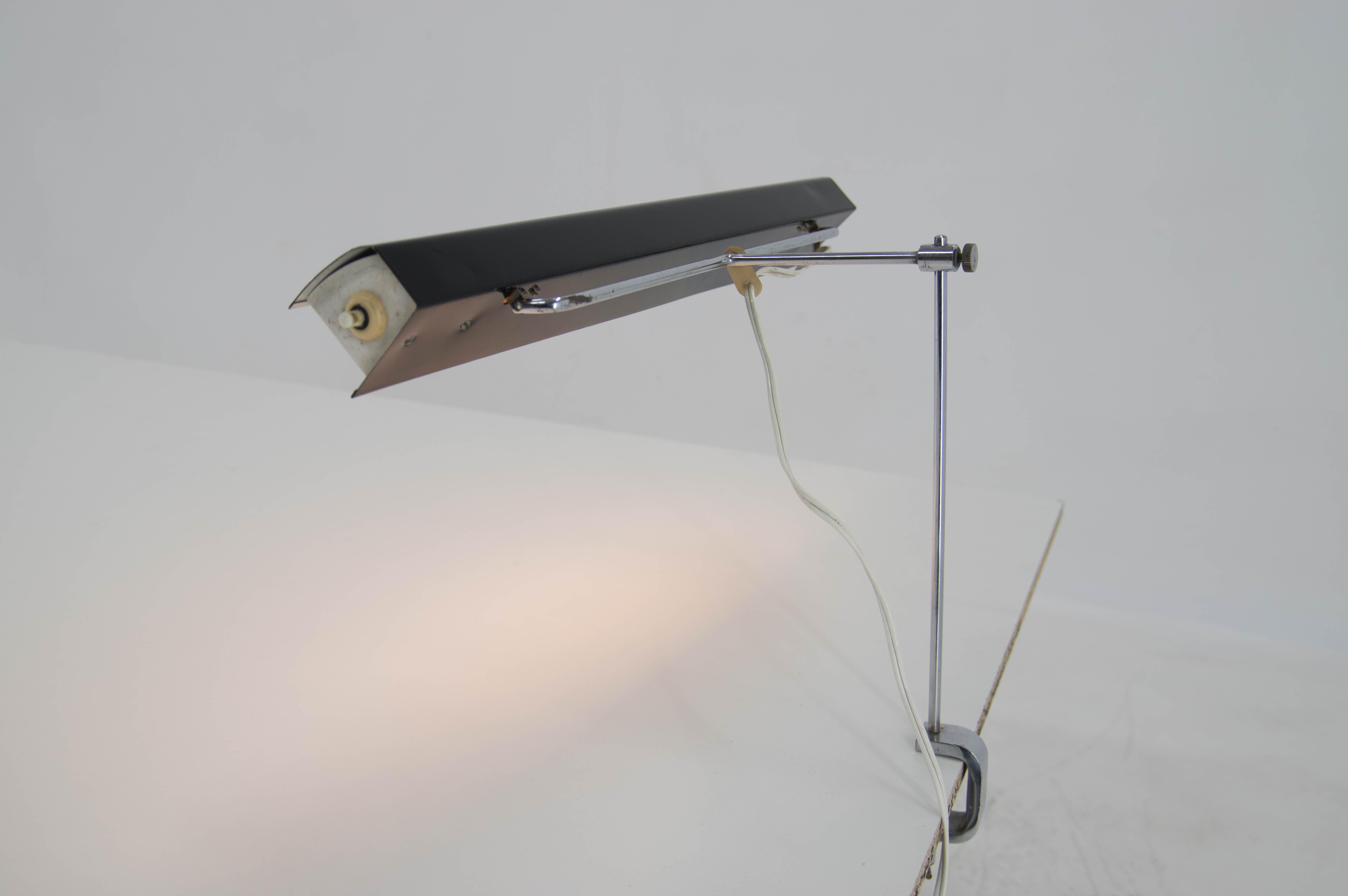 Rare Adjustable Table Lamp by Lidokov, 1960s For Sale 1