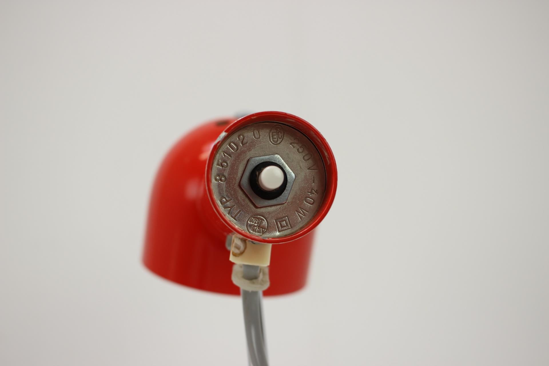 Mid-20th Century Rare Adjustable Table Lamp by Napako, 1960's, Czechoslovakia For Sale