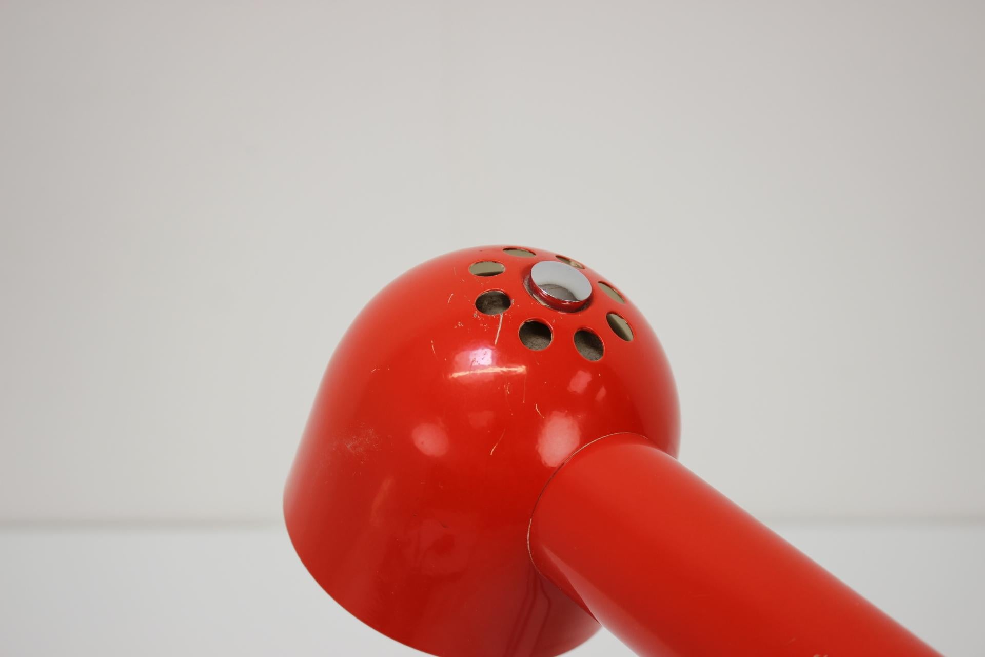 Metal Rare Adjustable Table Lamp by Napako, 1960's, Czechoslovakia For Sale