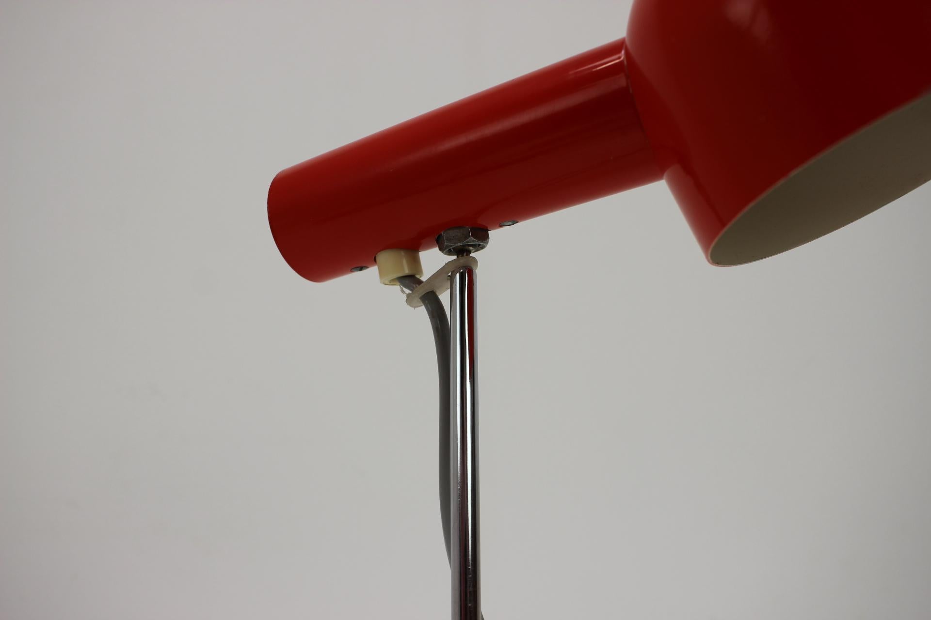 Rare Adjustable Table Lamp by Napako, 1960's, Czechoslovakia For Sale 2