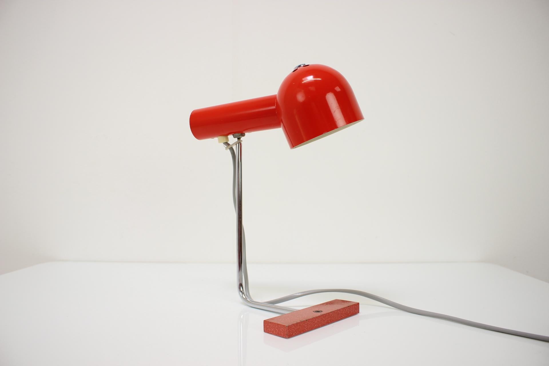 Rare Adjustable Table Lamp by Napako, 1960's, Czechoslovakia For Sale 3