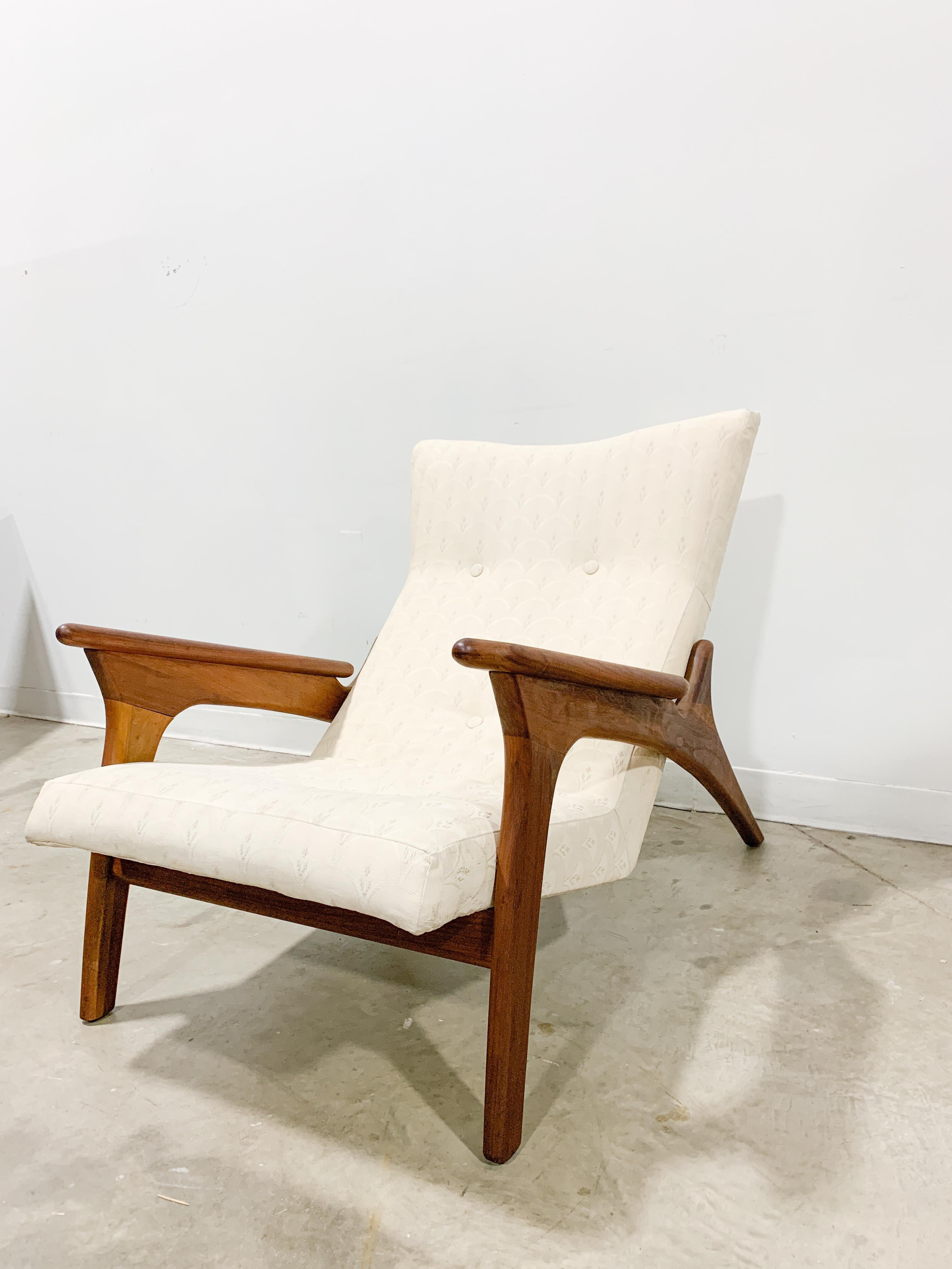 Rare Adrian Pearsall Lounge Chair and Ottoman 3