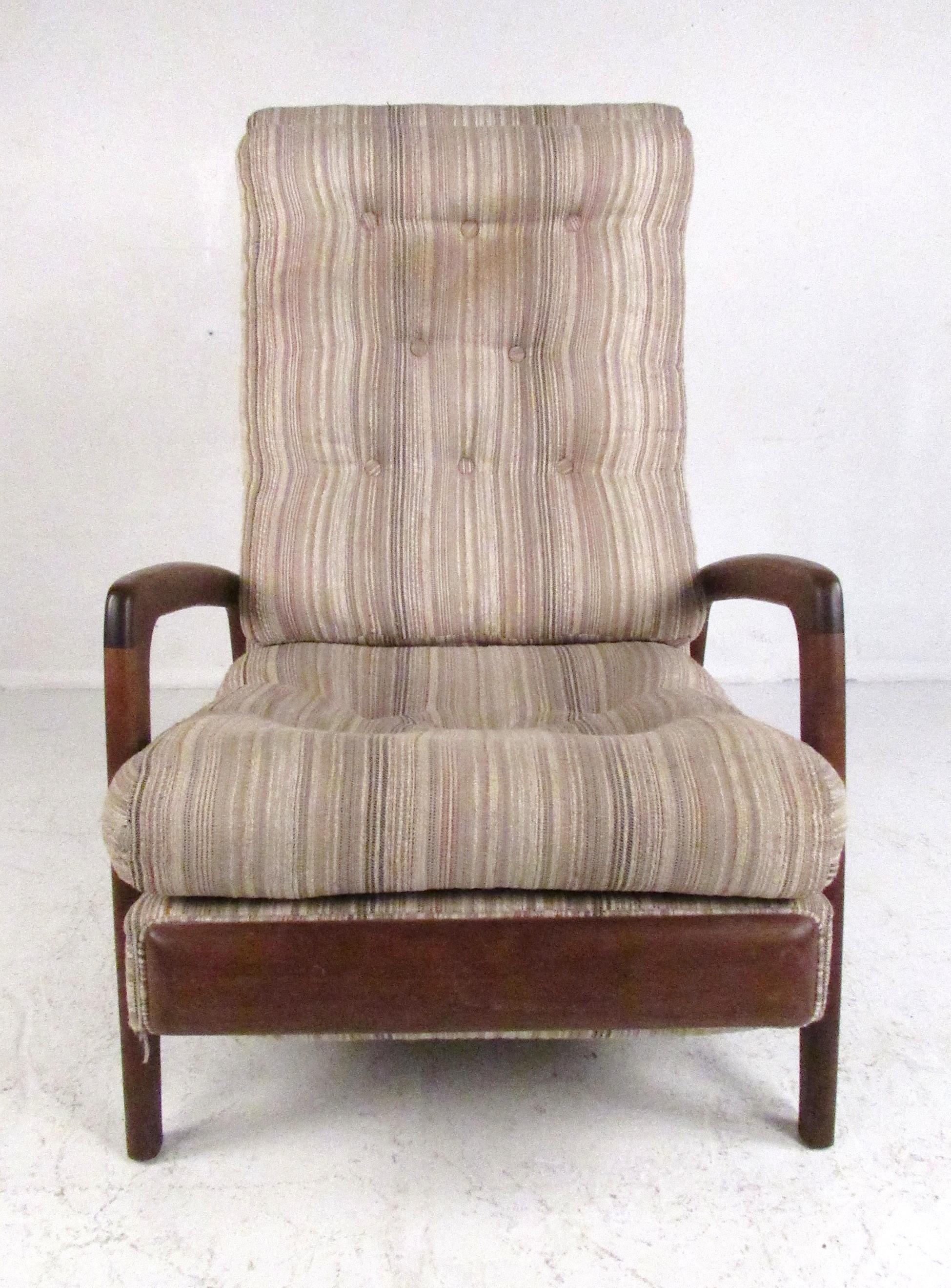 Mid-Century Modern Rare Adrian Pearsall Midcentury Highback Recliner