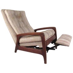 Rare Adrian Pearsall Midcentury Highback Recliner