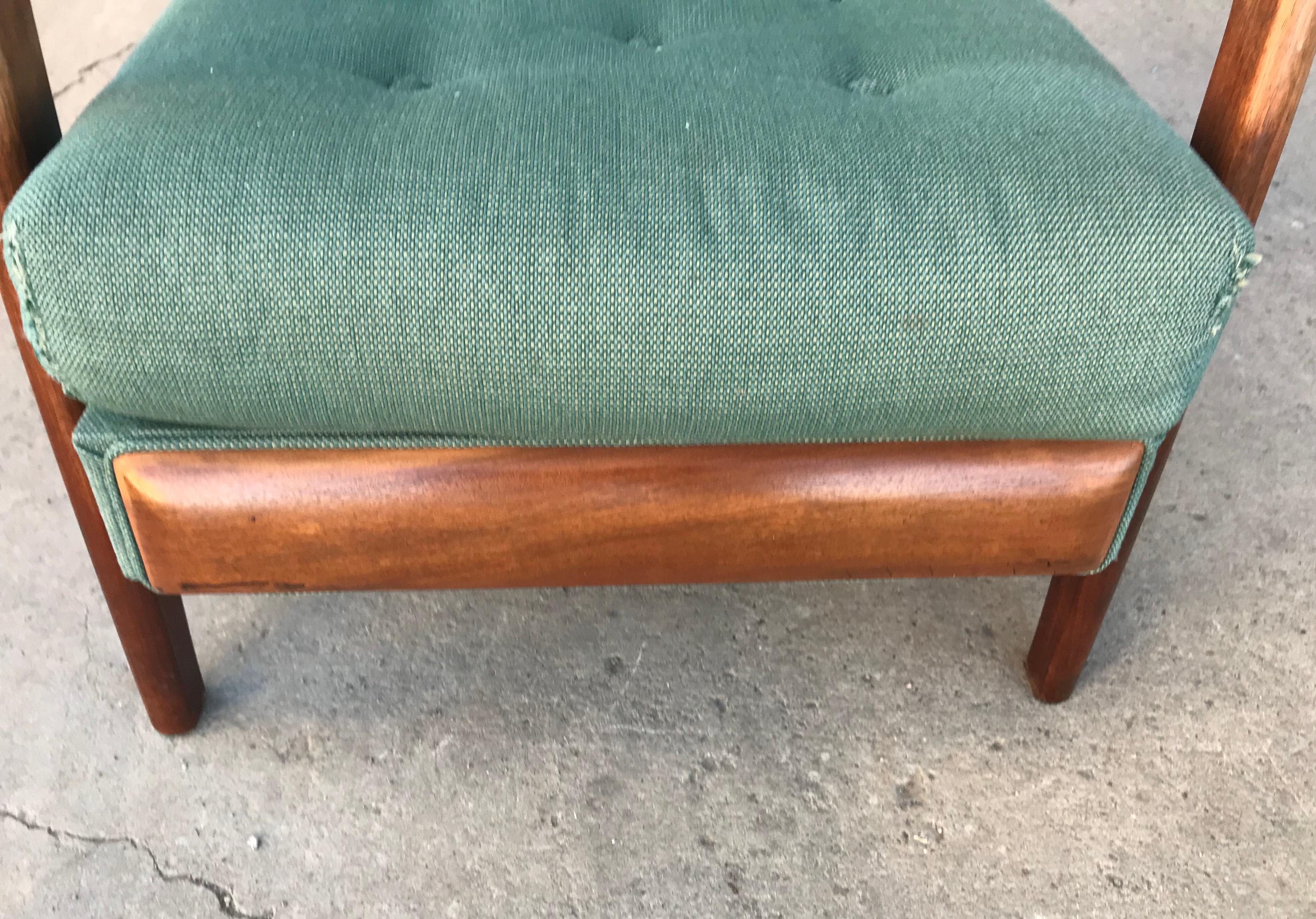 American Rare Adrian Pearsall Midcentury Highback Recliner / Lounge Chair
