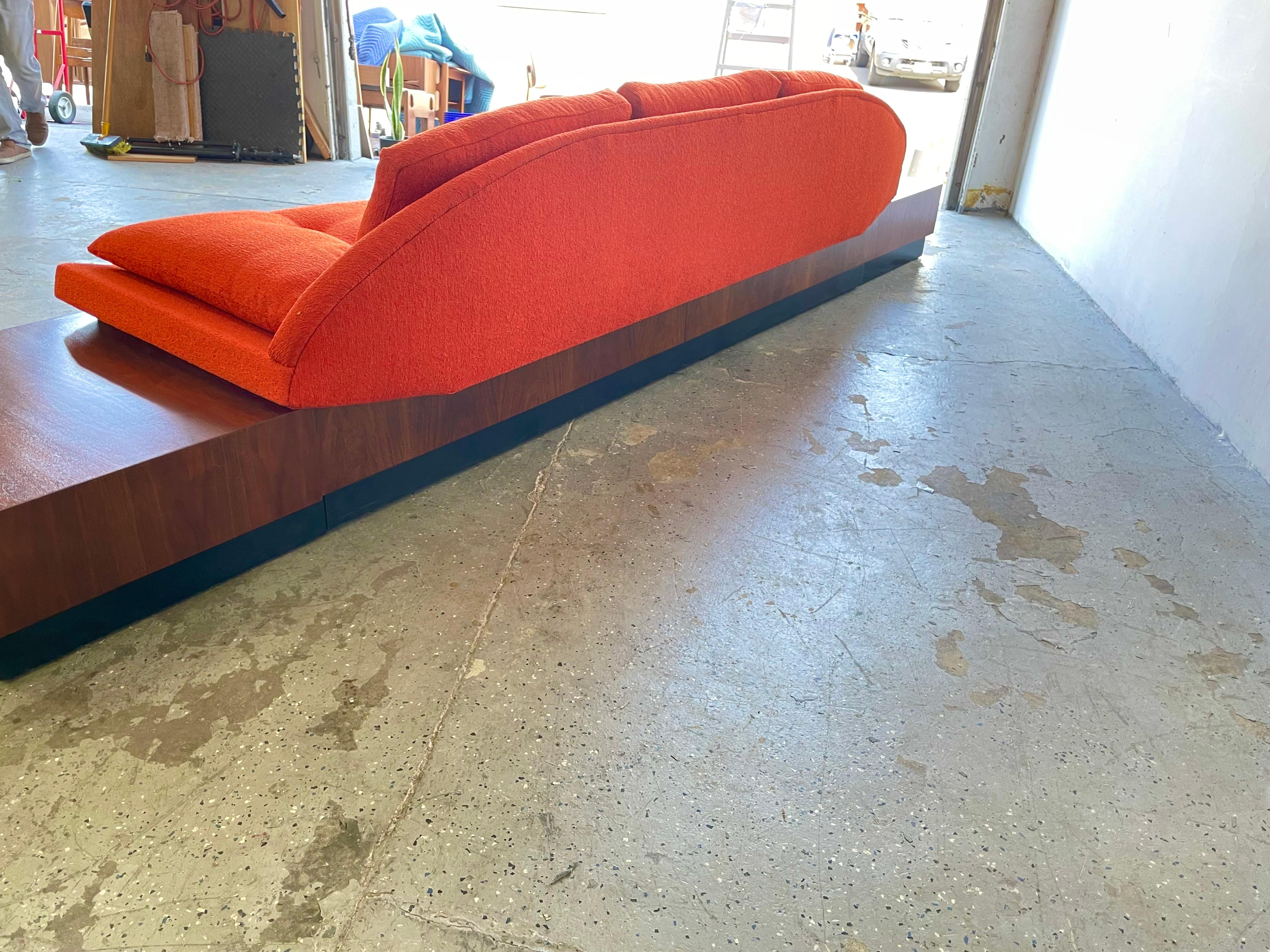 Rare Adrian Pearsall Platform Gondola Sofa & End Tables Model 2905 2