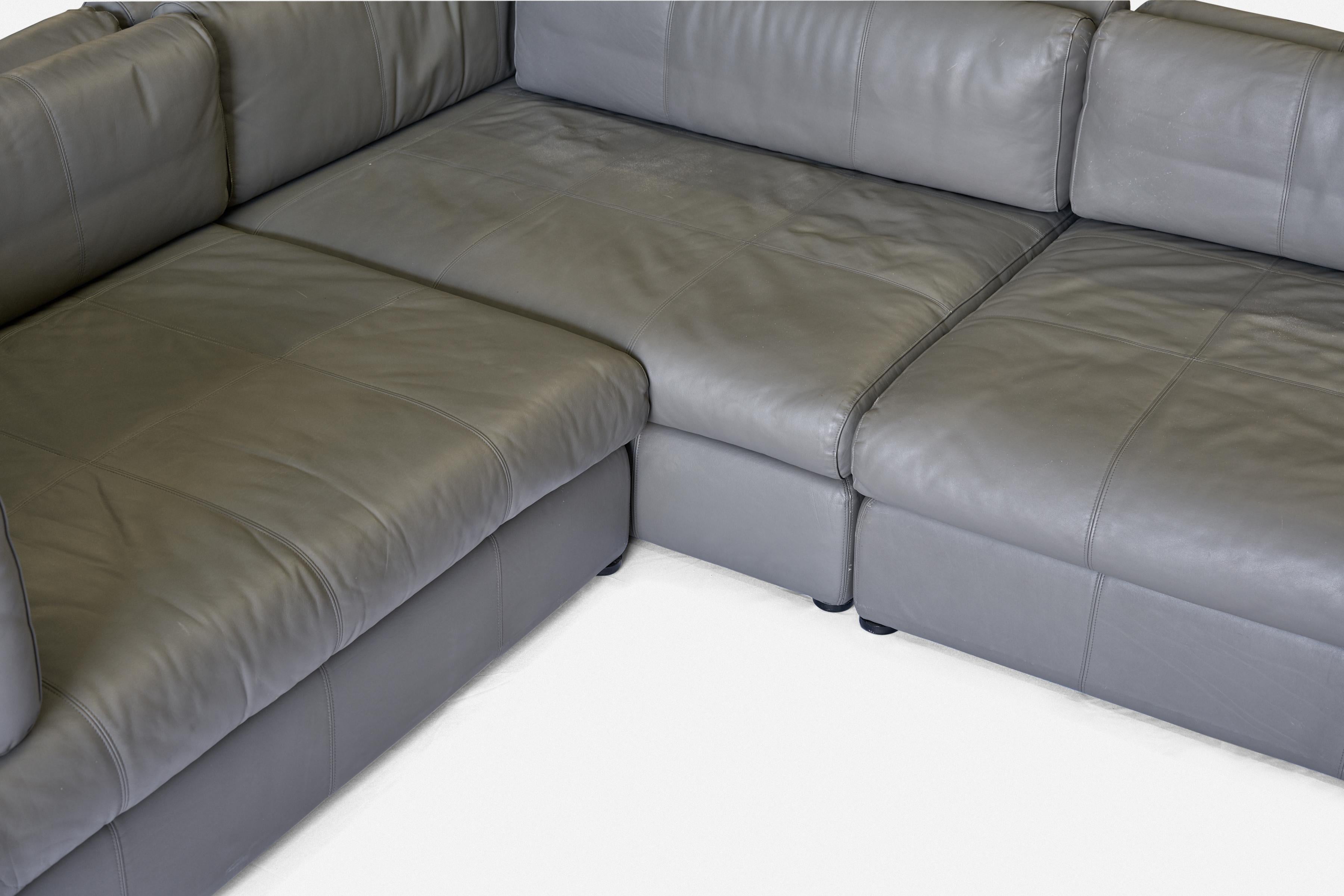 Rare Afra & Tobia Scarpa ELOGIO sofa for B&B Italia In Fair Condition For Sale In Houston, TX