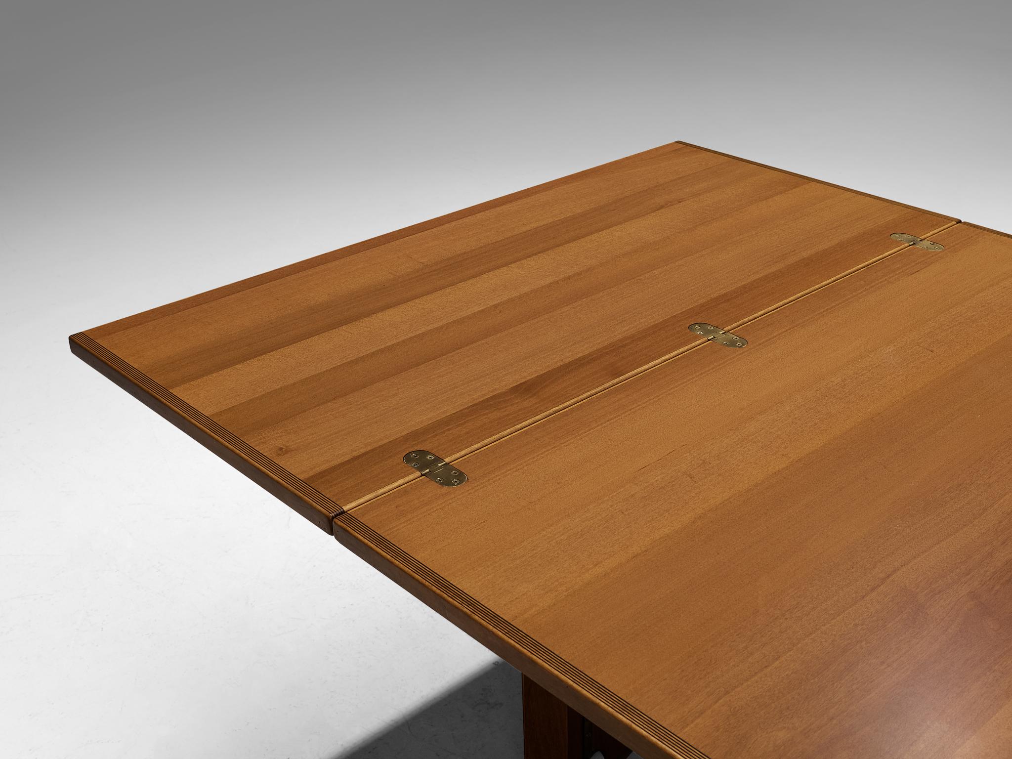 Italian Rare Afra & Tobia Scarpa for Maxalto 'Artona' Dining Table in Walnut