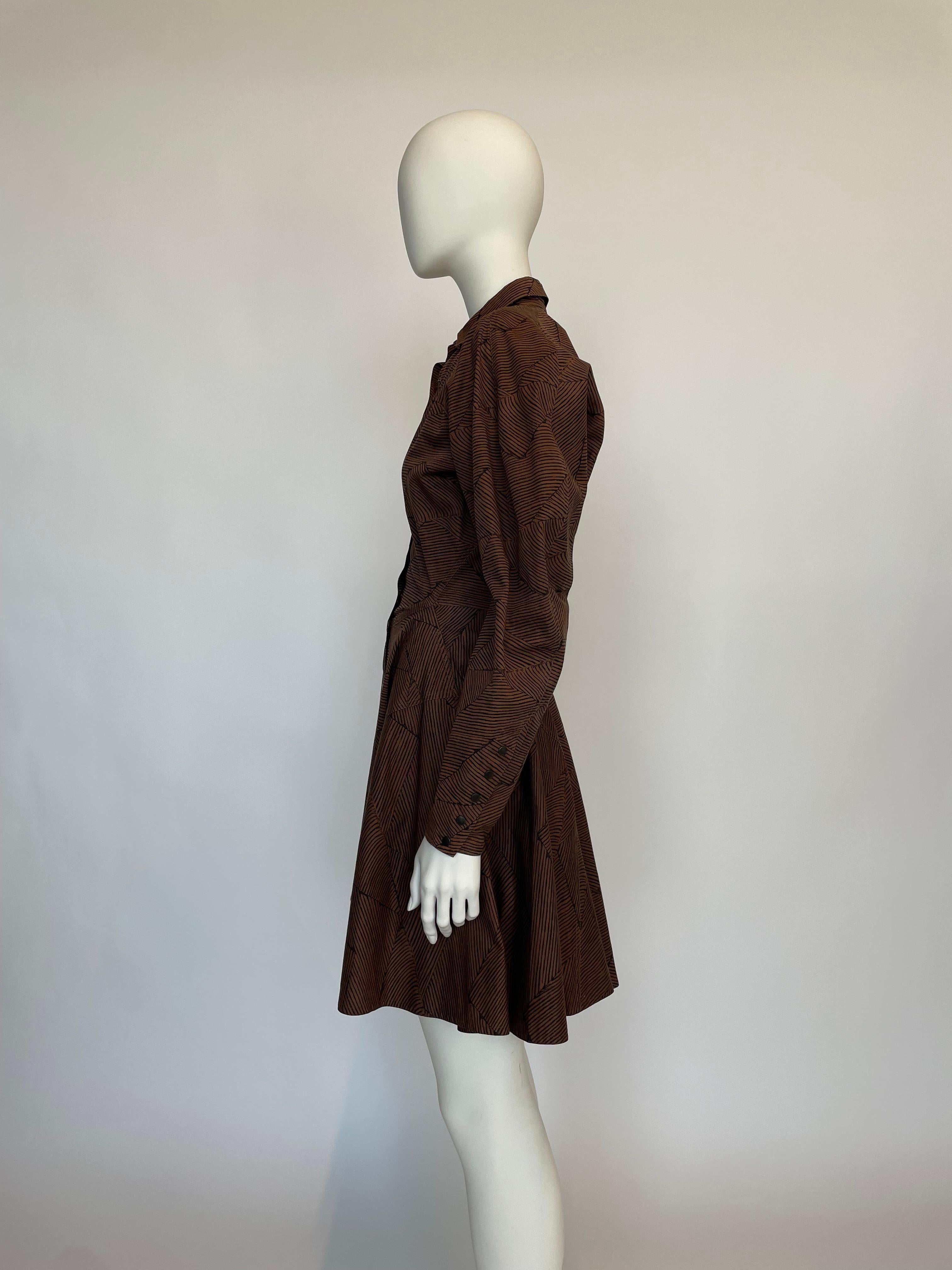 Rare Alaïa Runway Printed Day Dress, Spring-Summer 1986 9