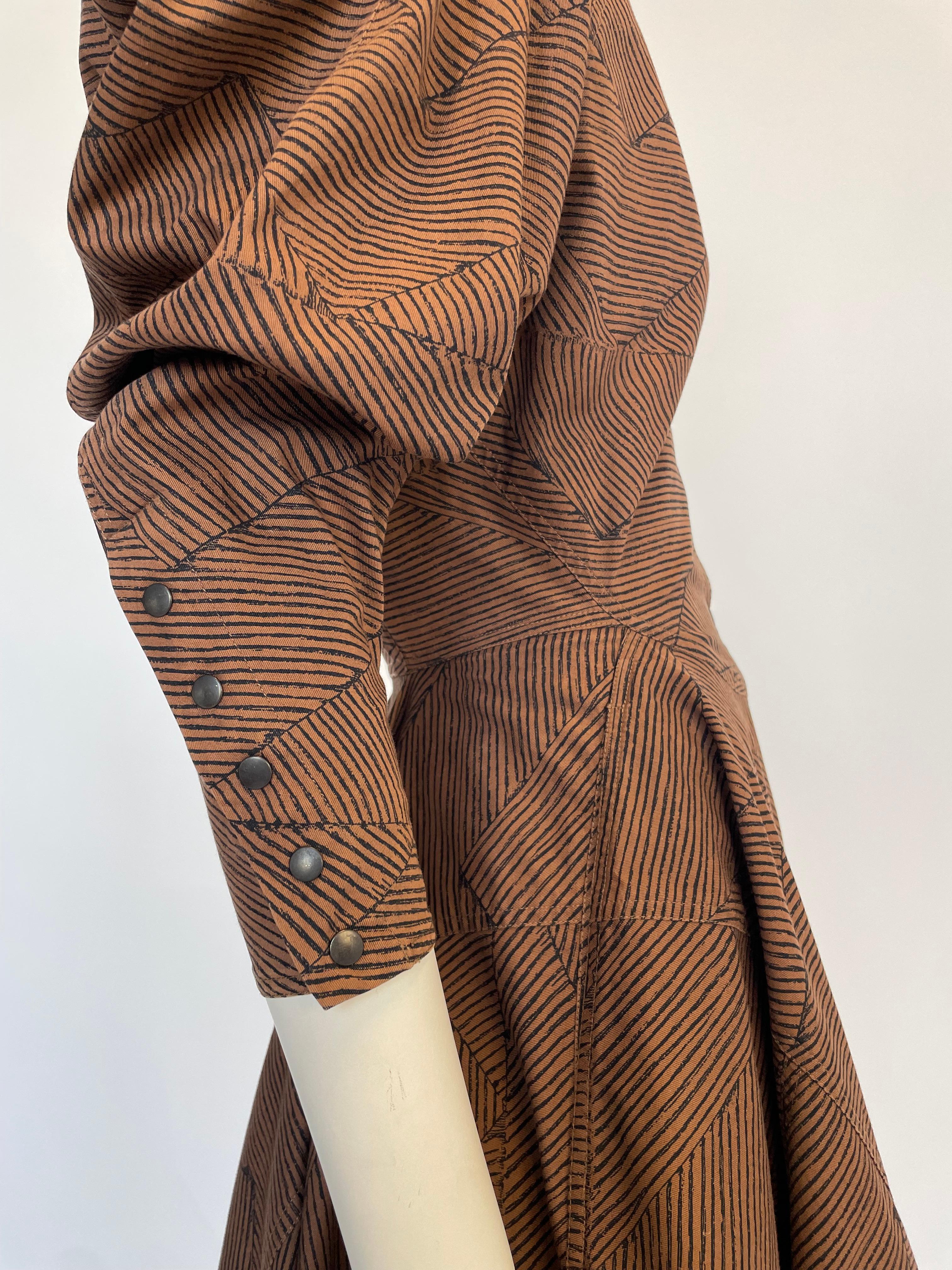 Rare Alaïa Runway Printed Day Dress, Spring-Summer 1986 3