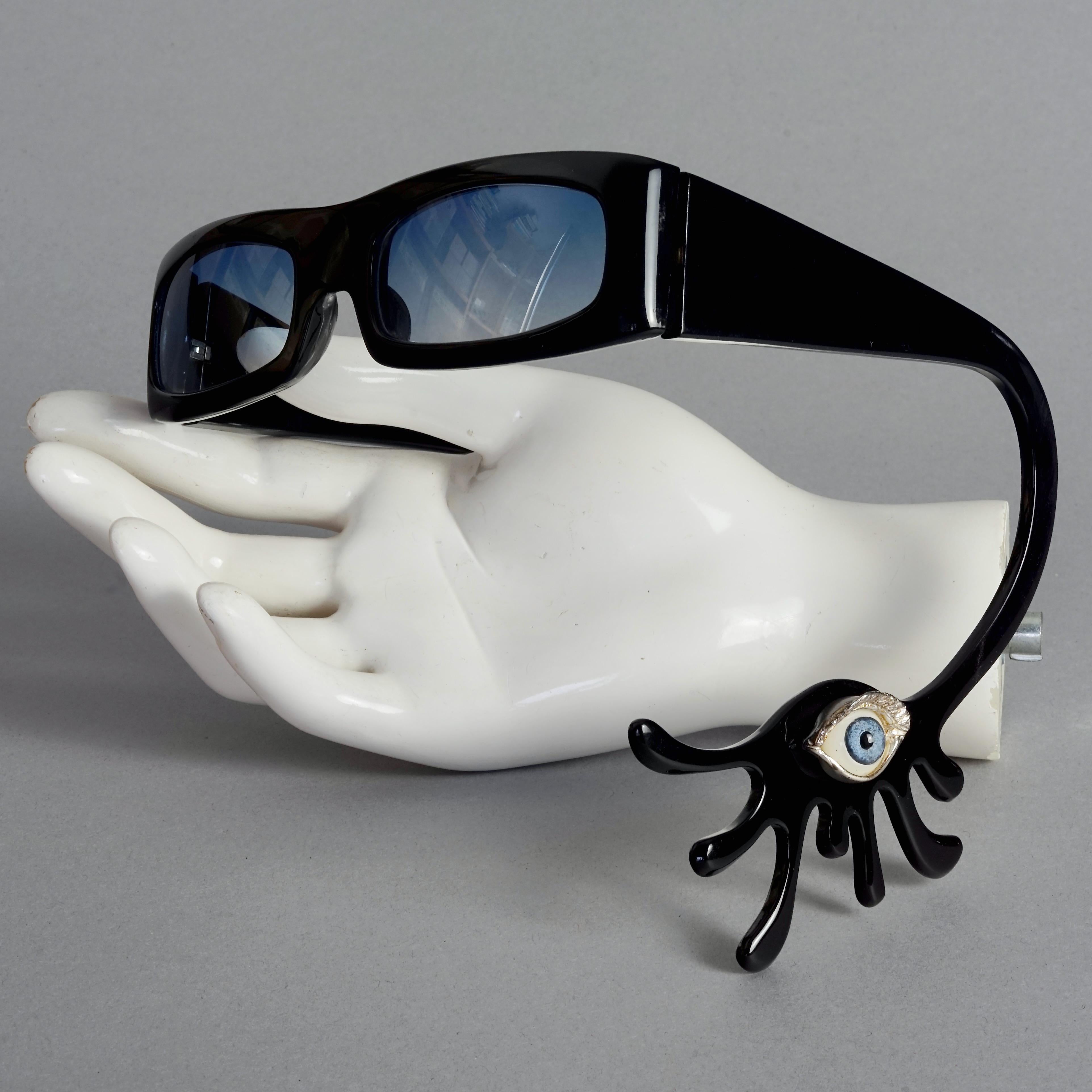 RARE Alain MIKLI and Delfina DELLETREZ Murano Evil Eye Novelty Sunglasses For Sale 4