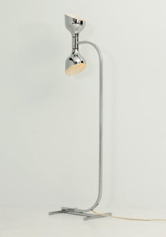 Rare Albini Chromed Floor Lamp AM/AS, 1969