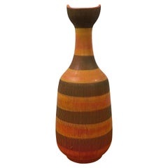 Rare vase de sol italien d'Aldo Londi pour Bitossi