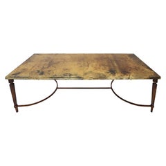 Rare Aldo Tura Goatskin Coffee Table, circa 1960