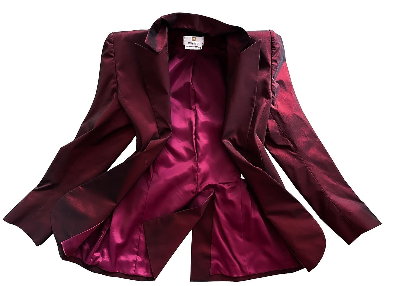 Rare Alexander McQueen for Givenchy Couture FW 1998 The Bladerunner Jacket For Sale 6