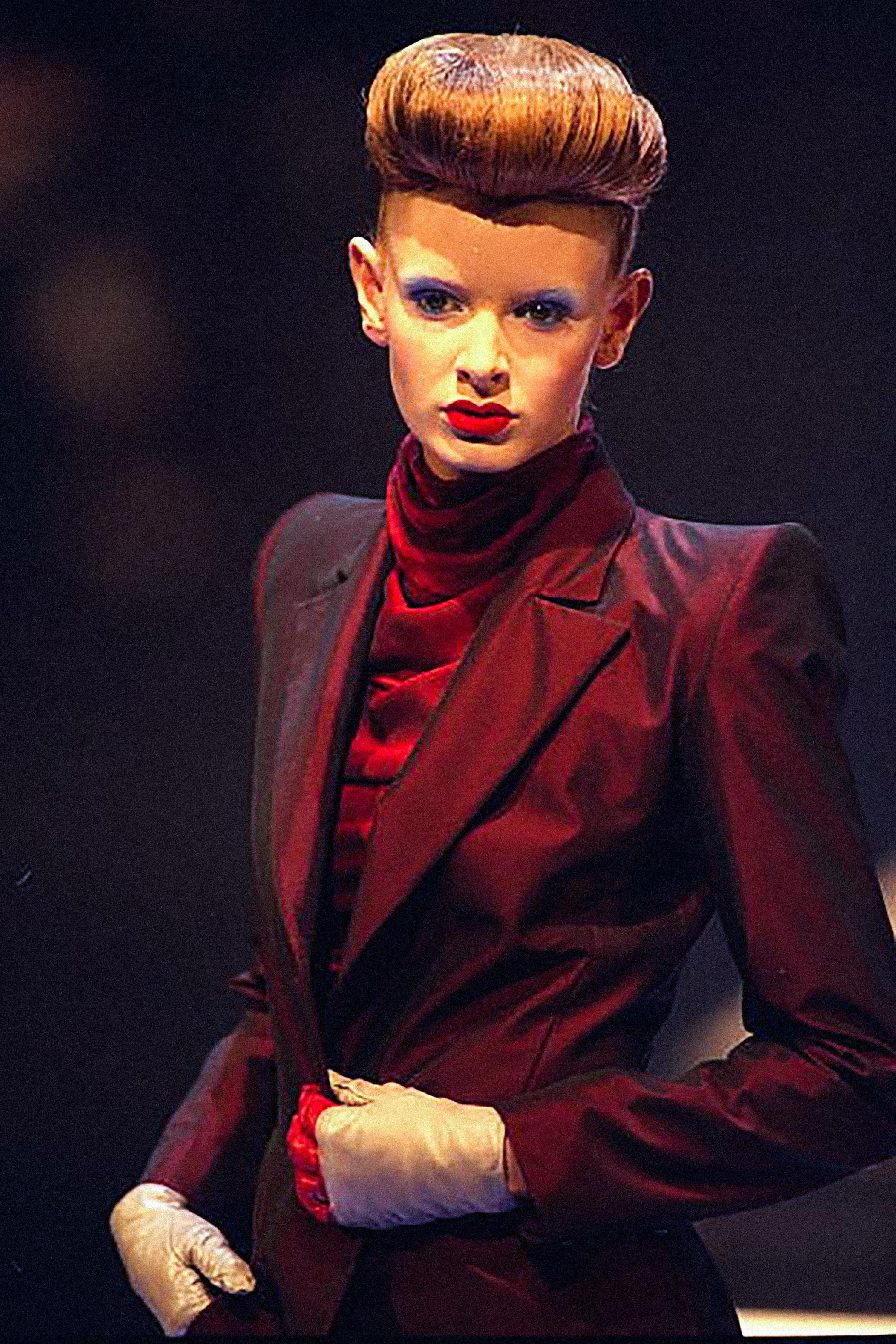 Women's Rare Alexander McQueen for Givenchy Couture FW 1998 The Bladerunner Jacket For Sale