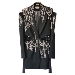 Rare Alexander McQueen x Sarah Burton SS 2022 crystal embellished org €27900