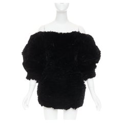 rare ALEXANDRE VAUTHIER COUTURE SS2020 Runway Lemarie laser cut feather dress