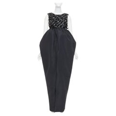 rare ALEXANDRE VAUTHIER COUTURE SS2025 Runway Lesage jewel embellished pouf gown